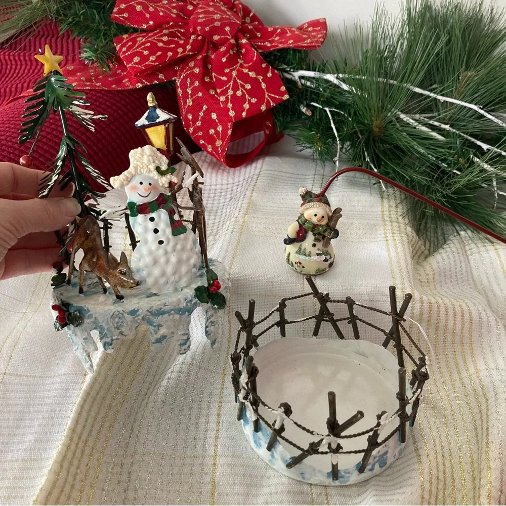 HOME INTERIORS 3pc candle set